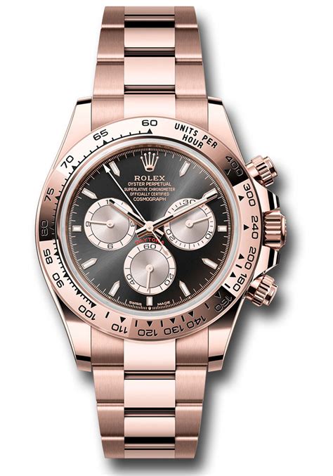 rolex cosmograph daytona 18k rose gold everose watch|rolex 126505.